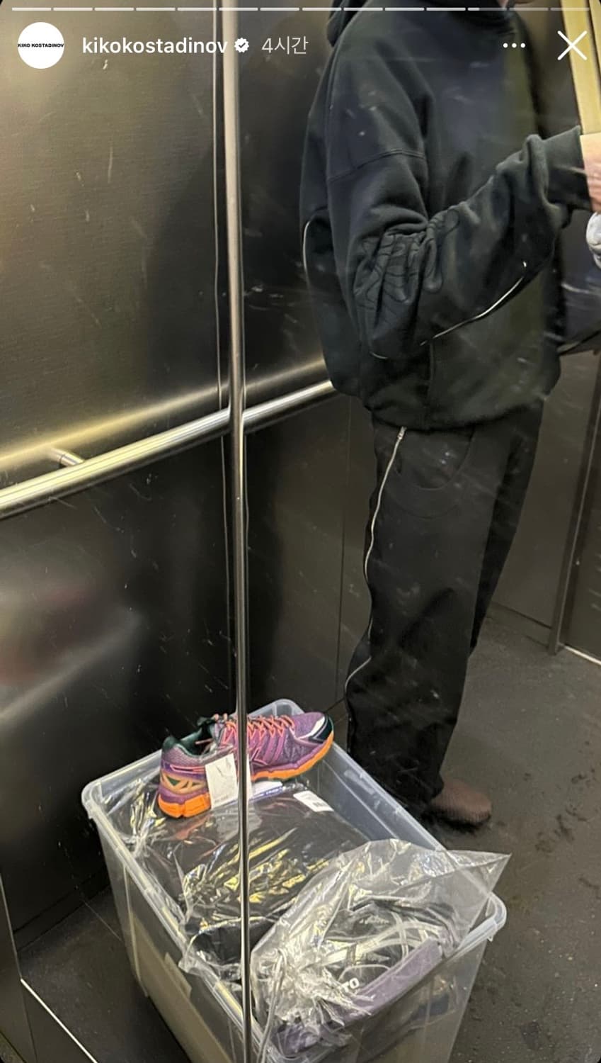 [XL] 아식스x키코 코스타디노브 노발리스 바이센스 후드 옵시디언 블랙 상품이미지1