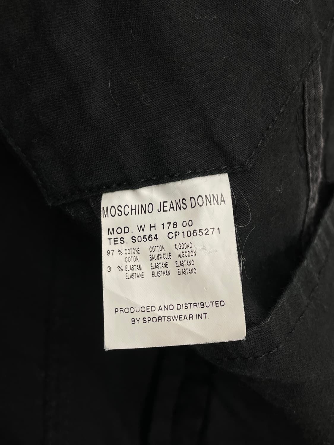 00’s Moschino Multi zipper Trucker 상품이미지7