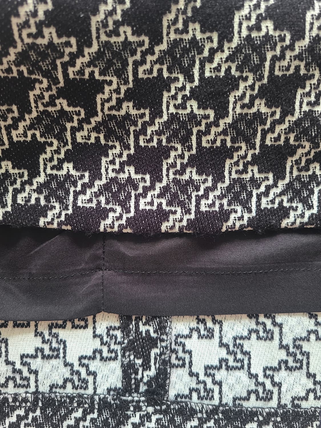 매긴 McGINN 하운드투스 배색 원피스 상품이미지3