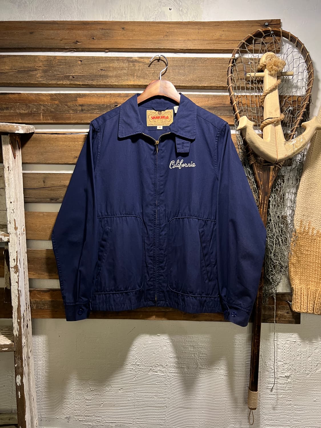 [M]슈가케인 루니툰 로드러너 그래픽 네이비 드리즐러 자켓 상품이미지8