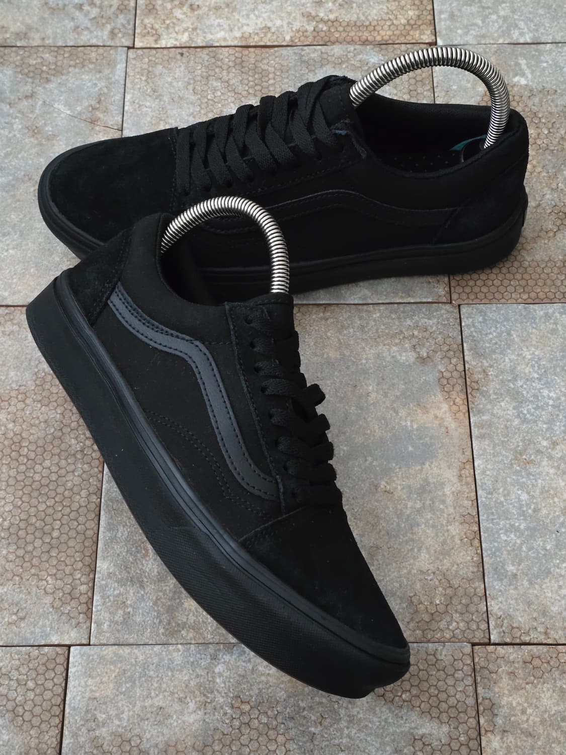 (260)반스 컴피쿠시 올드스쿨 블랙  상품이미지6