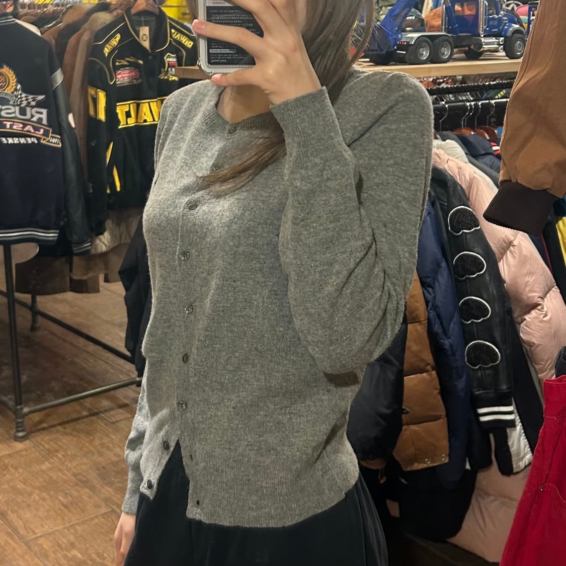 [HI] 폴로 랄프로렌 니트 가디건 그레이 상품이미지4