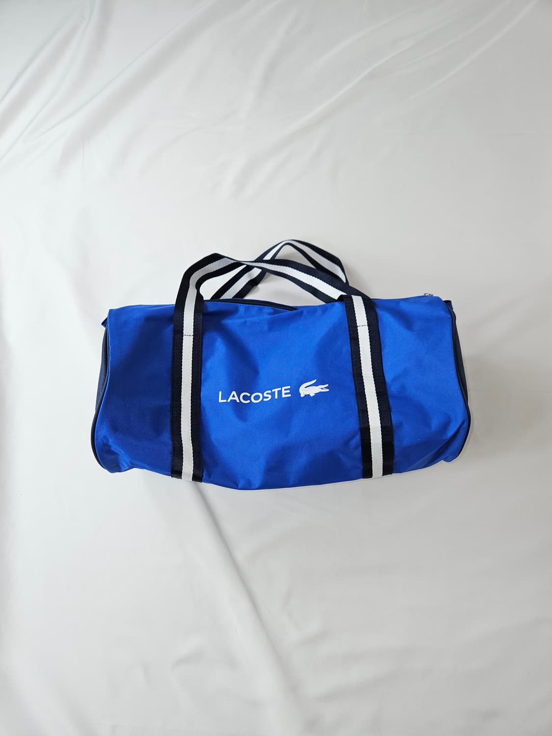 라코스테 블루 코튼 더플백 토트백 보스턴백  상품이미지1