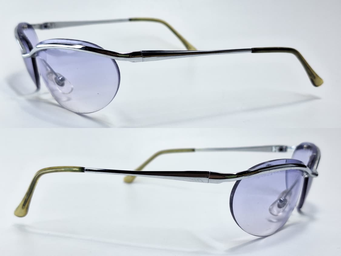 00s 일본 빈티지/실보 반무테 안경테 미니멀리즘 비즈니스 y2k 클래식 상품이미지5