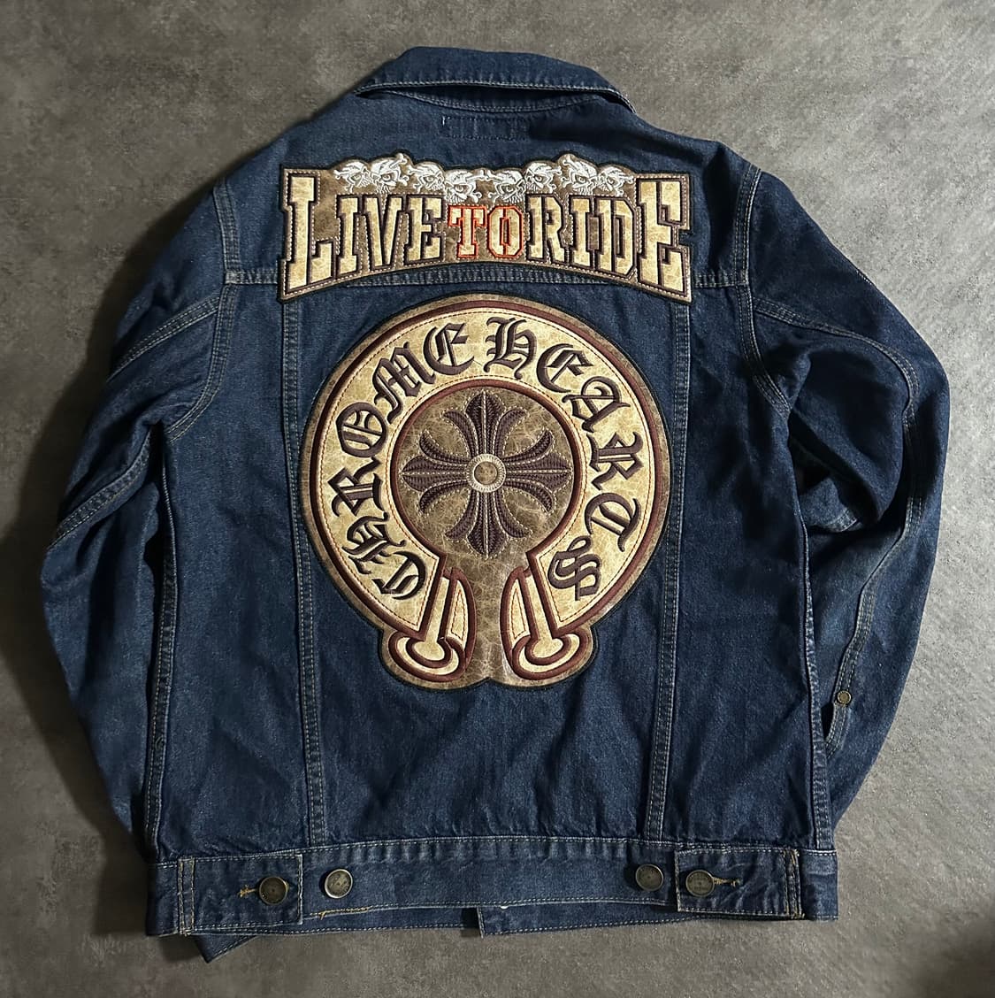 데님 자켓 + 할리데이비슨패치 상품이미지5