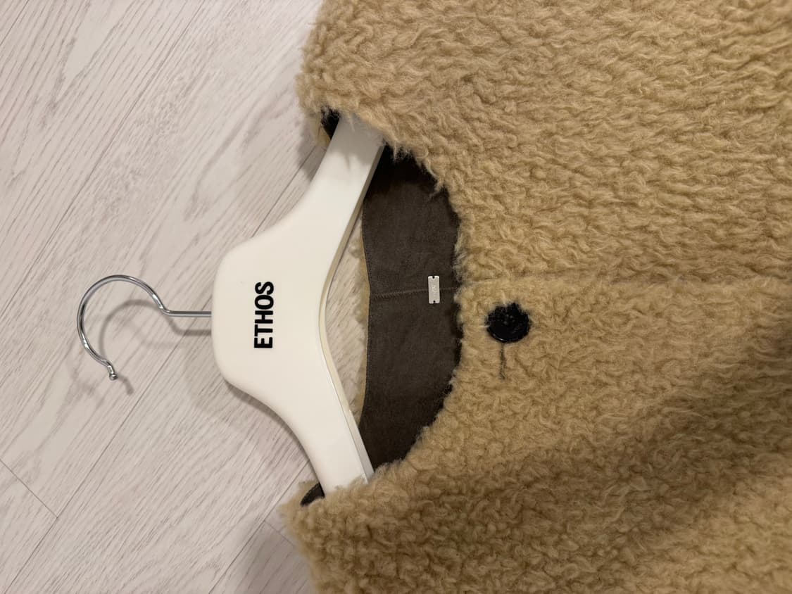 에토스 ethos 컬리 시어링 무스탕 자켓 상품이미지8