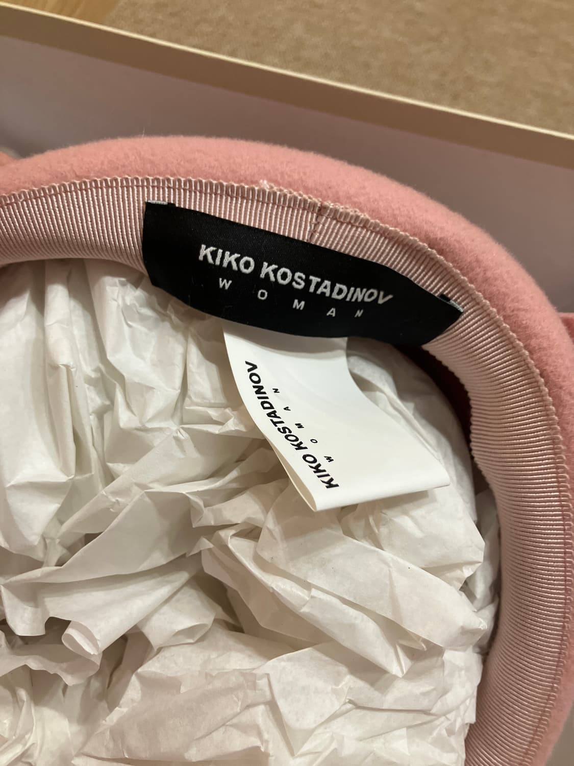 키코 코스타디노브 셀레스트론 모자 베이비 핑크 57사이즈 상품이미지8