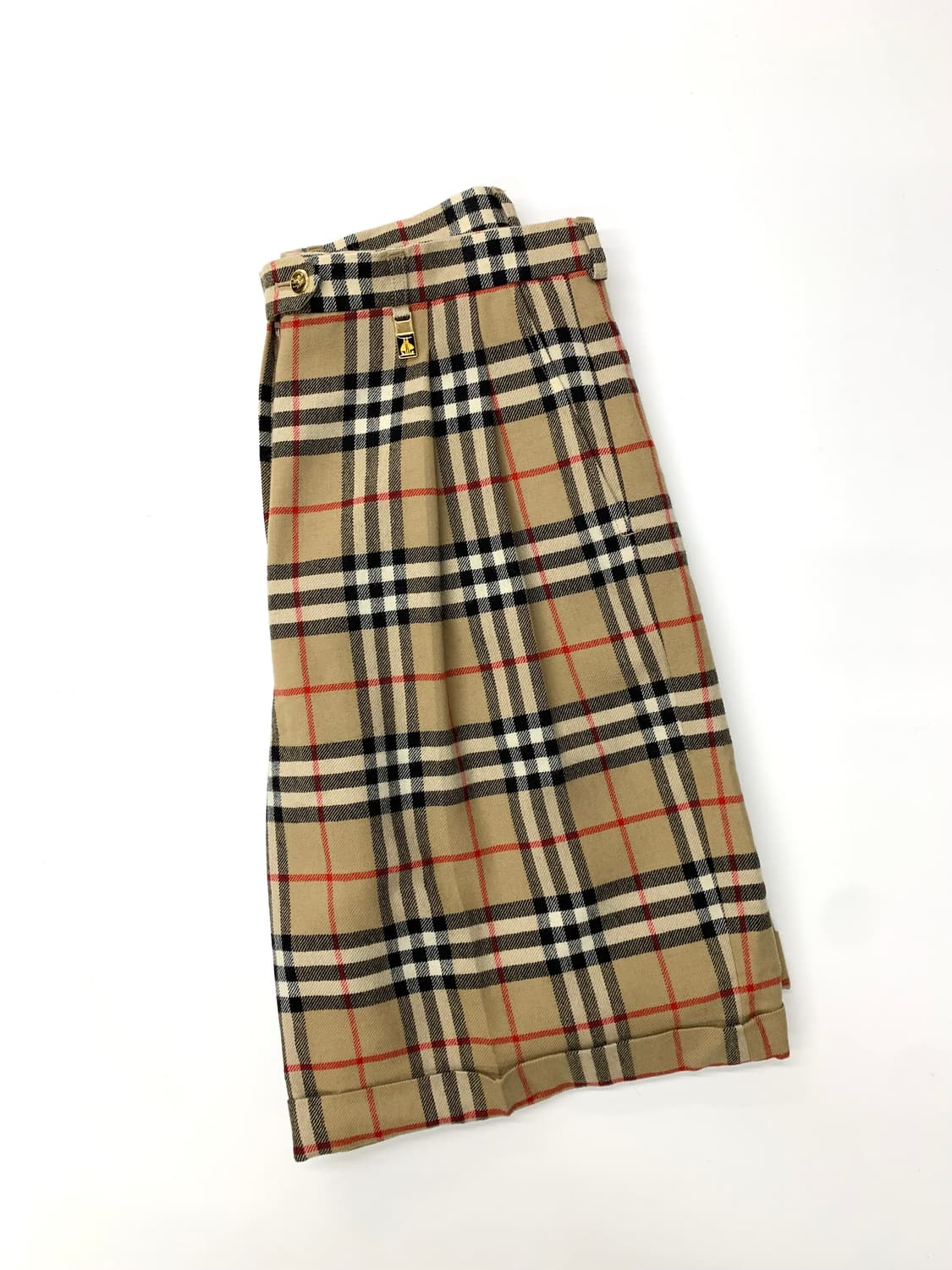 Burberry 버버리 90s 베이지 노바체크 하프팬츠  상품이미지3