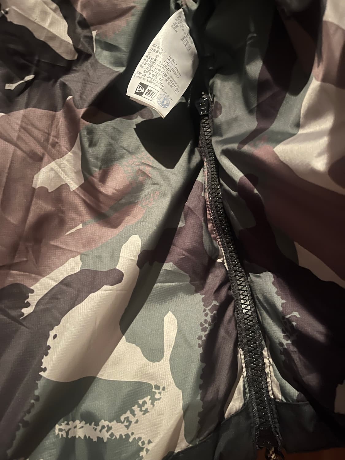 뉴에라 패딩 조끼 검정 L (100) 상품이미지3