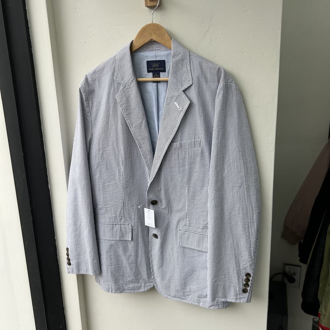 16495 - 브룩스 브라더스 스트라이프 블레이저 자켓 (L) 상품이미지2