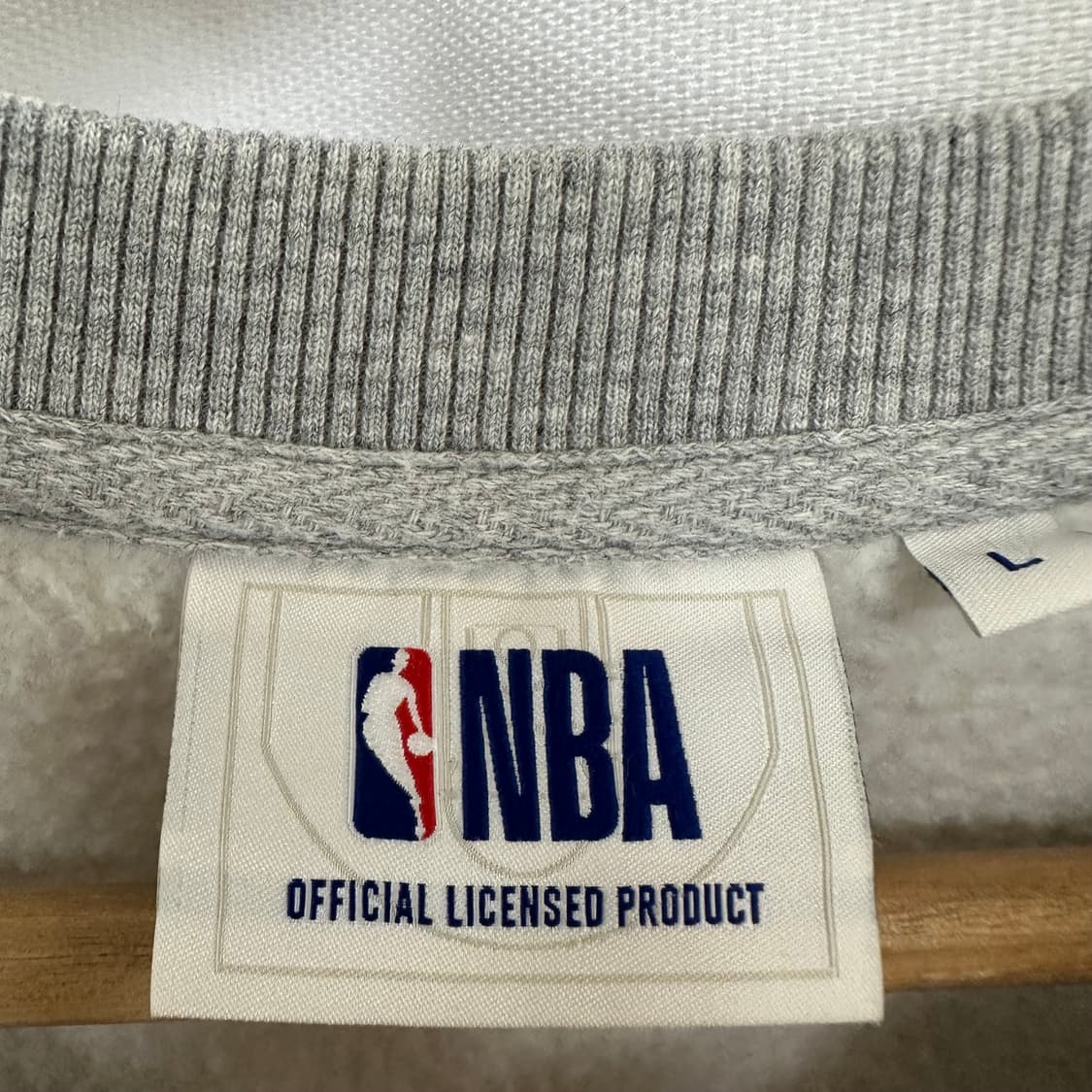 NBA 남자 기모 맨투맨 그레이 L  EJW 상품이미지8