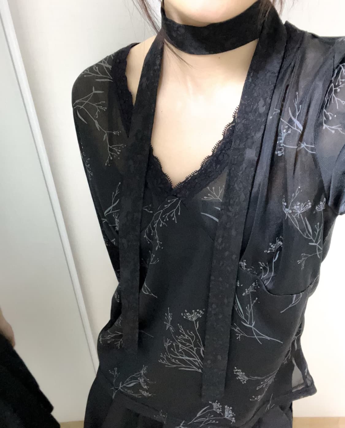 오리엔탈 레이스 블라우스 상품이미지1