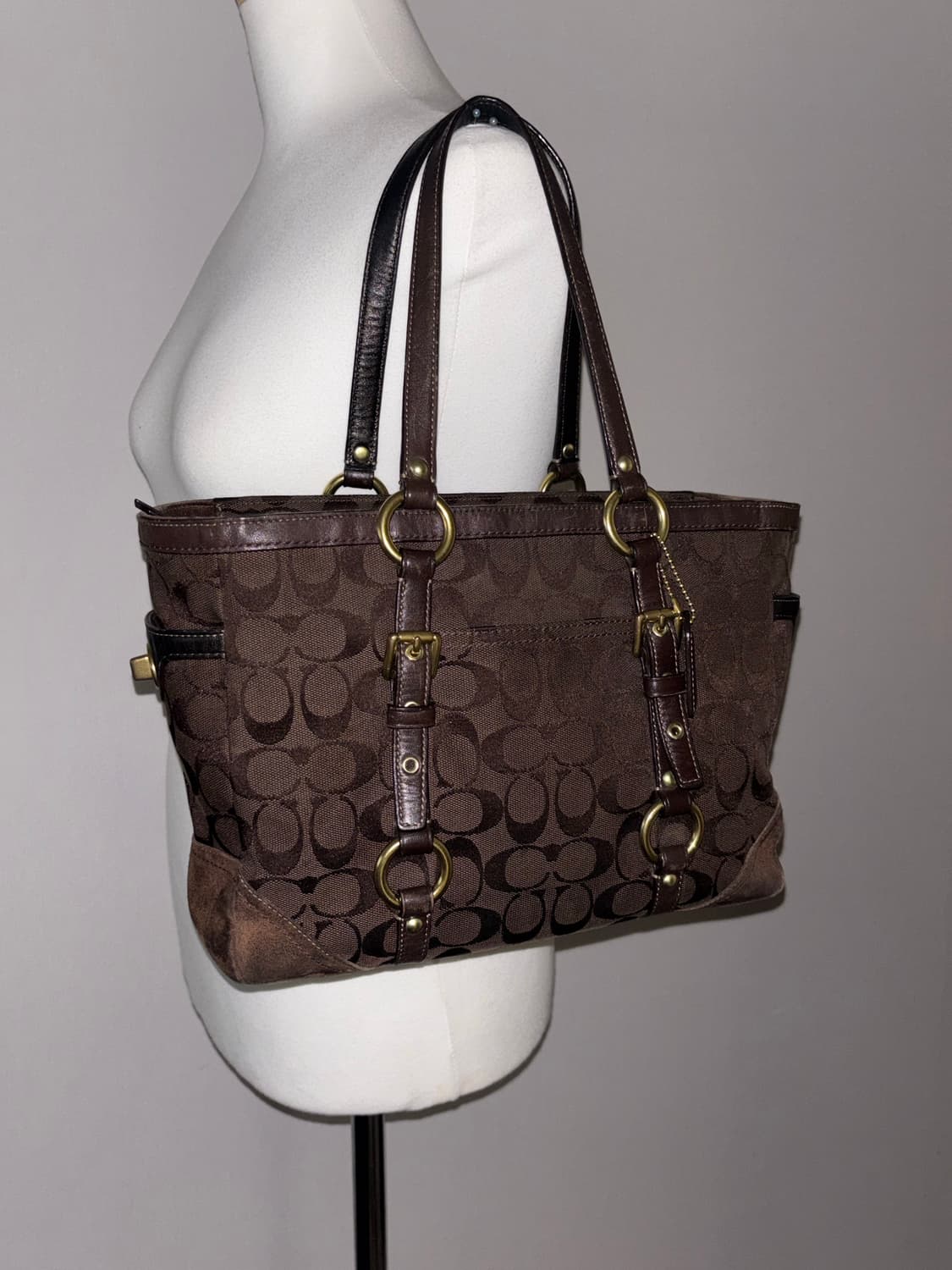 Coach vintage brown shoulder bag 상품이미지3