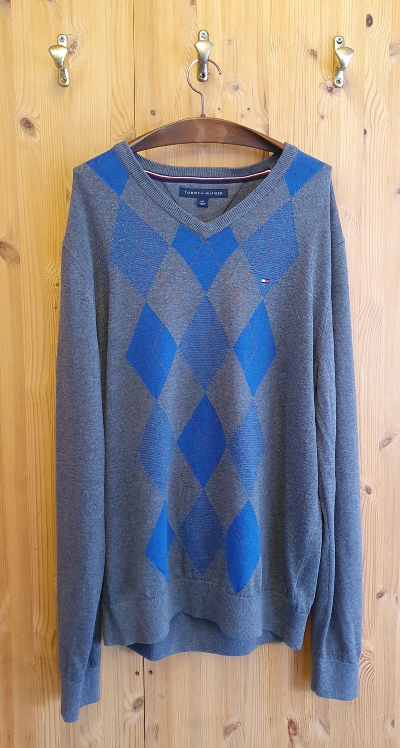 (새상품)105.타미 브이넥 니트 상품이미지1