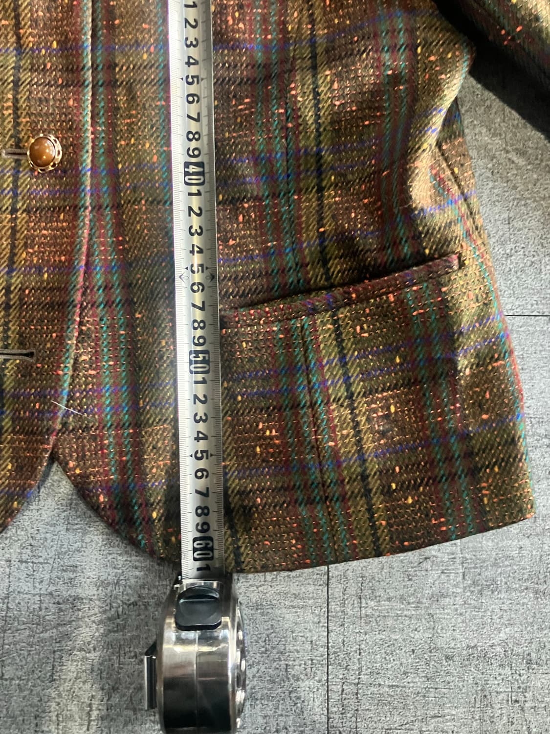 일본빈티지 Mssljr 하구미모리걸 달천깔페어리 복고풍 트위드자켓 상품이미지2