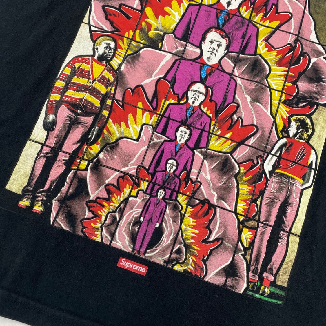 슈프림 19s/s 길버트 앤 죠지 빅로고 하프 티 (98) 상품이미지4