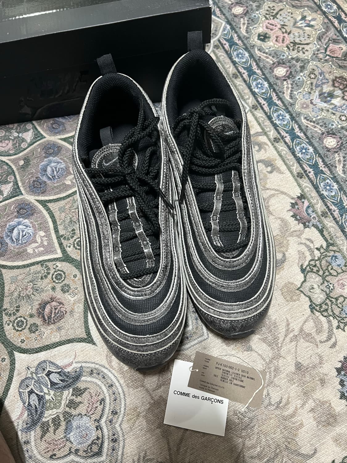 나이키 꼼데가르송 에어맥스 97 280 팝니다 상품이미지2