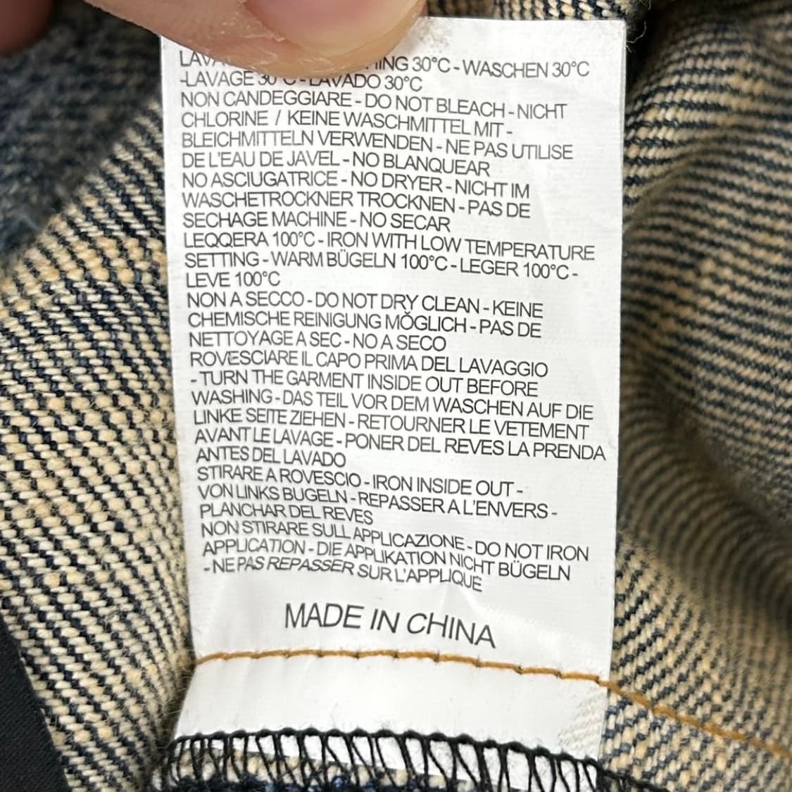 하이드로겐 데님 자켓 상품이미지5