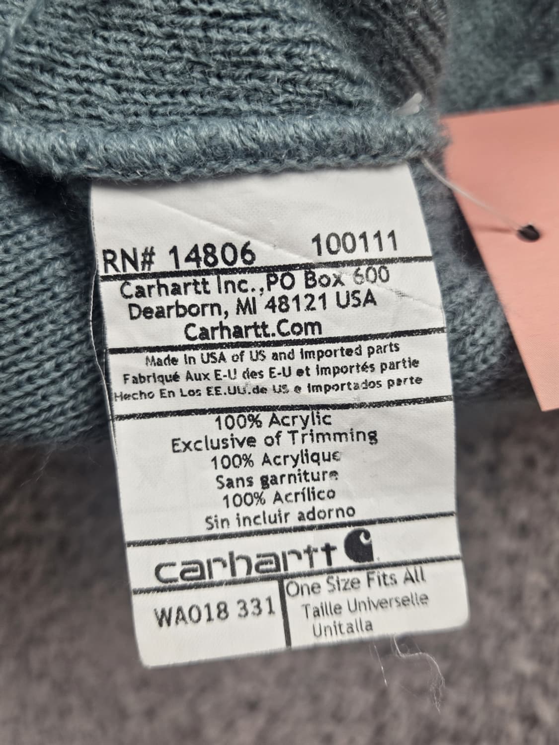 칼하트 WA018 비니 와치 니트 캡 ( OS ) / 10621 상품이미지4