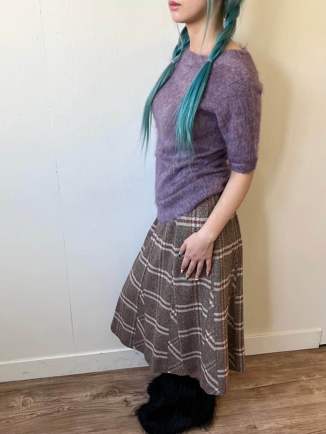 KCB 모헤어 라벤더스웨터 상품이미지6