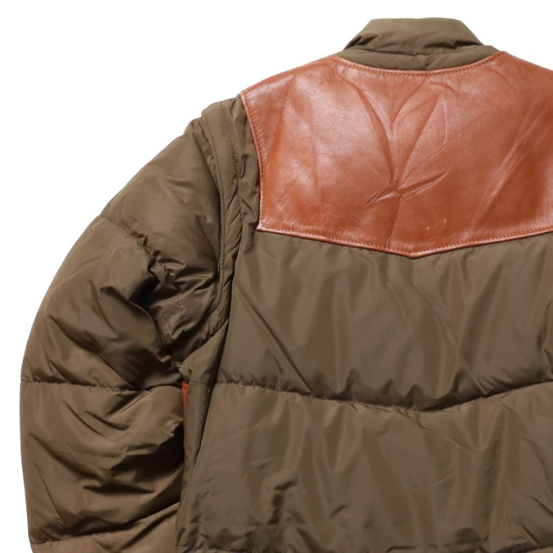 쇼트Schott Leather Vest Puffer Down Jacket 상품이미지5