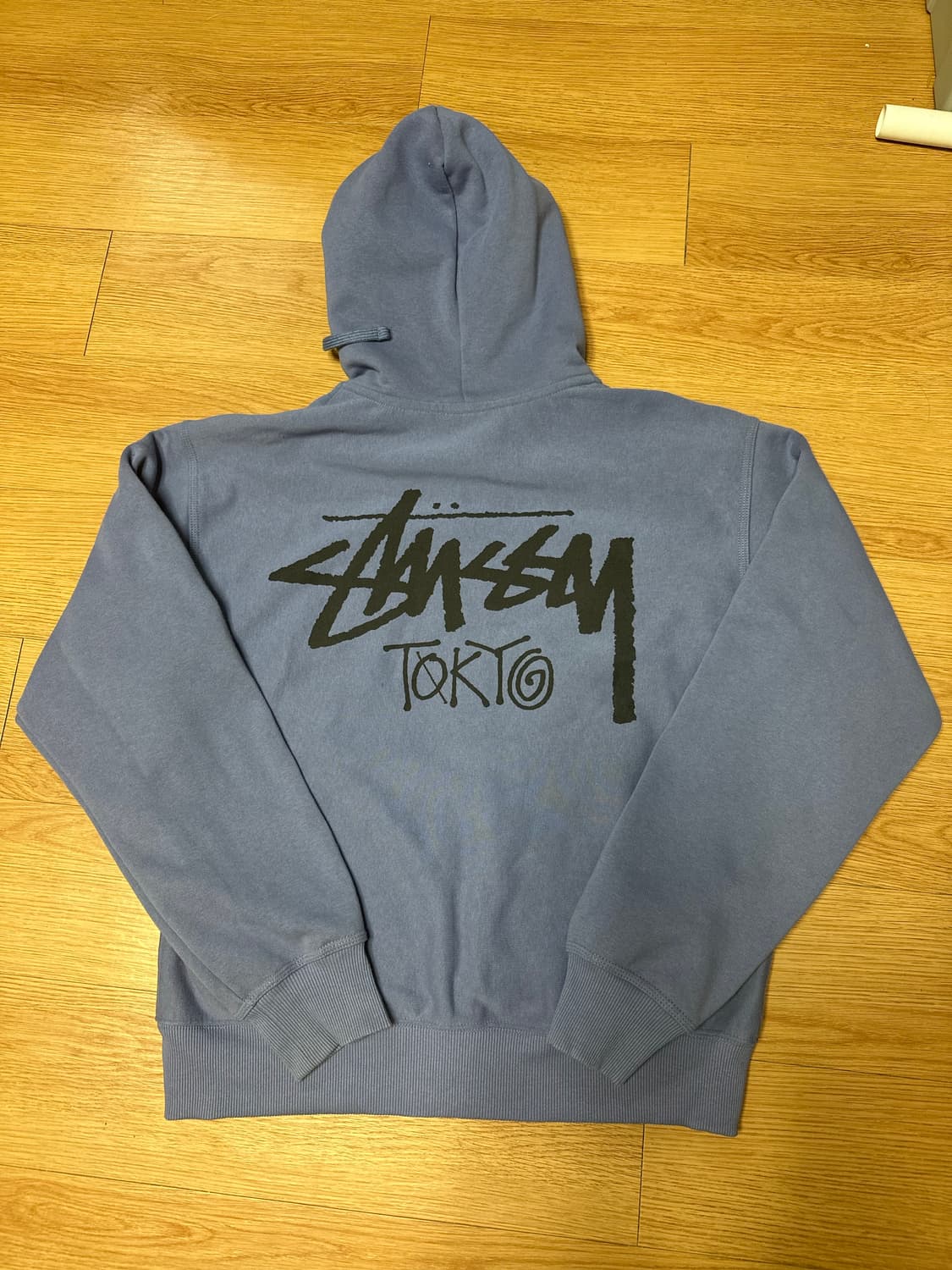 M) 스투시 스탁 도쿄 챕터 후드 집업 스톰 하늘색 상품이미지9