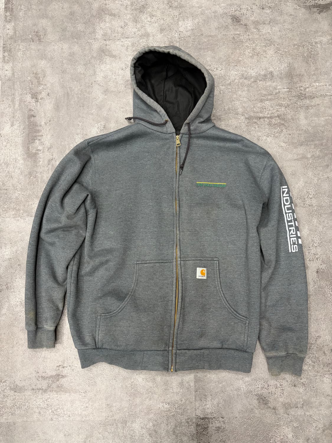 칼하트 Industries 써멀 후드집업 회색 상품이미지1