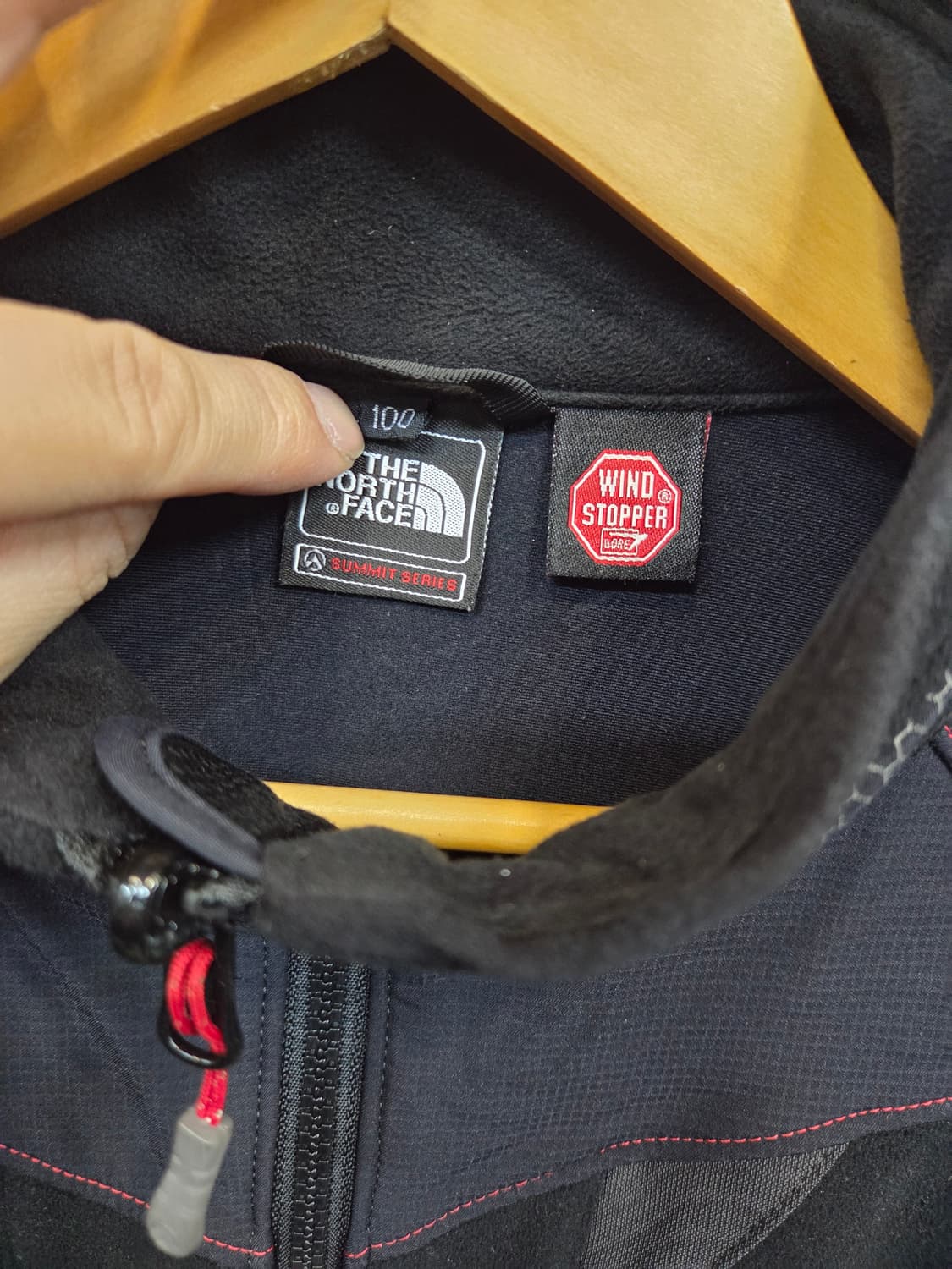 노스페이스 써밋시리즈 윈드스토퍼 플리스 썬더자켓 L 상품이미지3