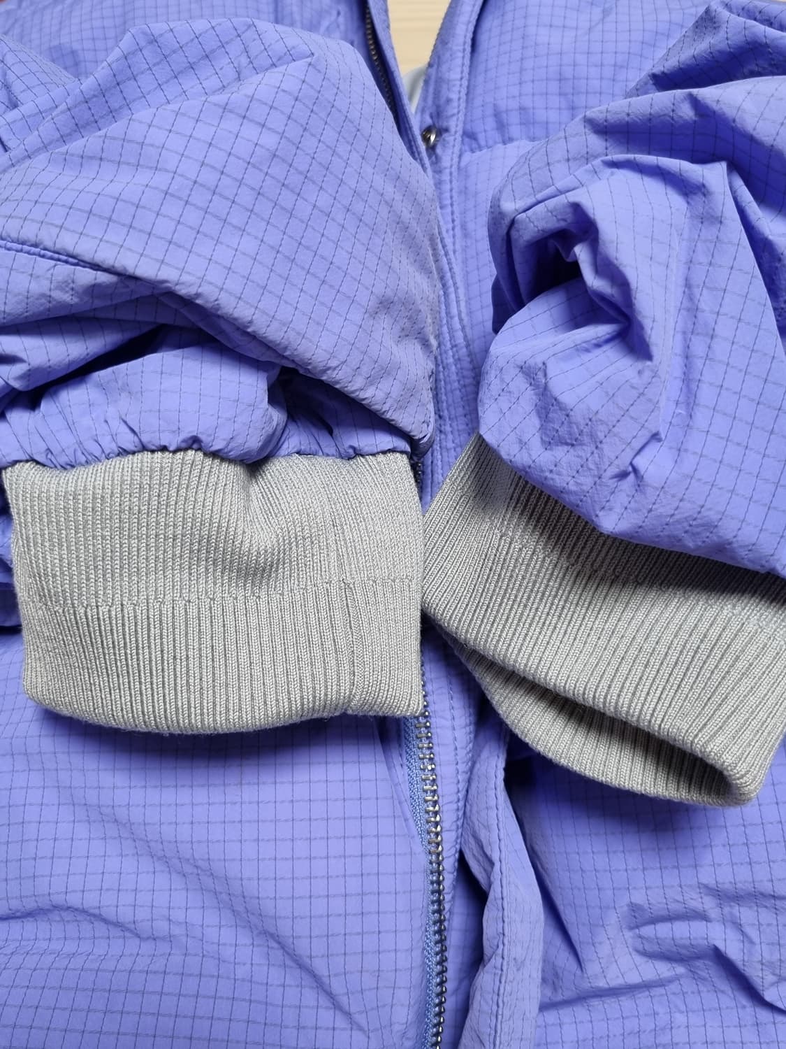 우영미 커프스 패딩 퍼플 상품이미지6
