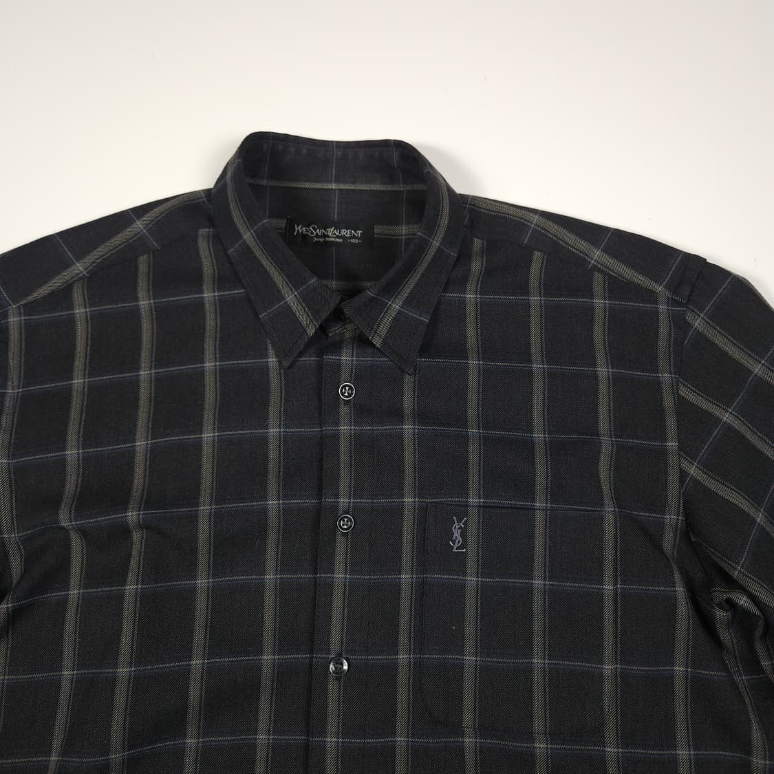 YSL 입생로랑 체크 셔츠 상품이미지2