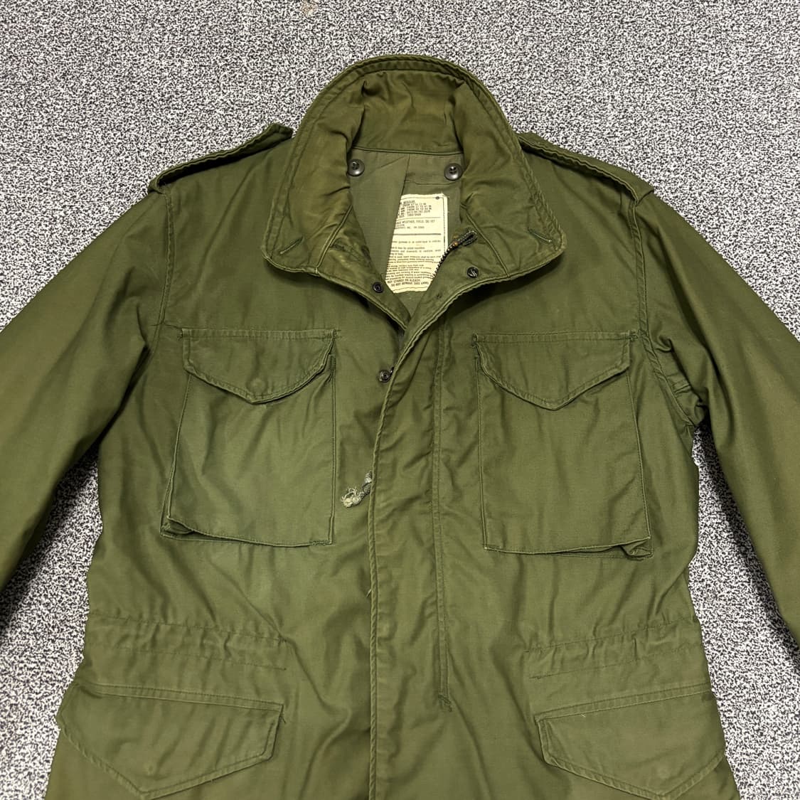 80s 오리지널 M65 필드자켓 3세대 M-R 상품이미지6