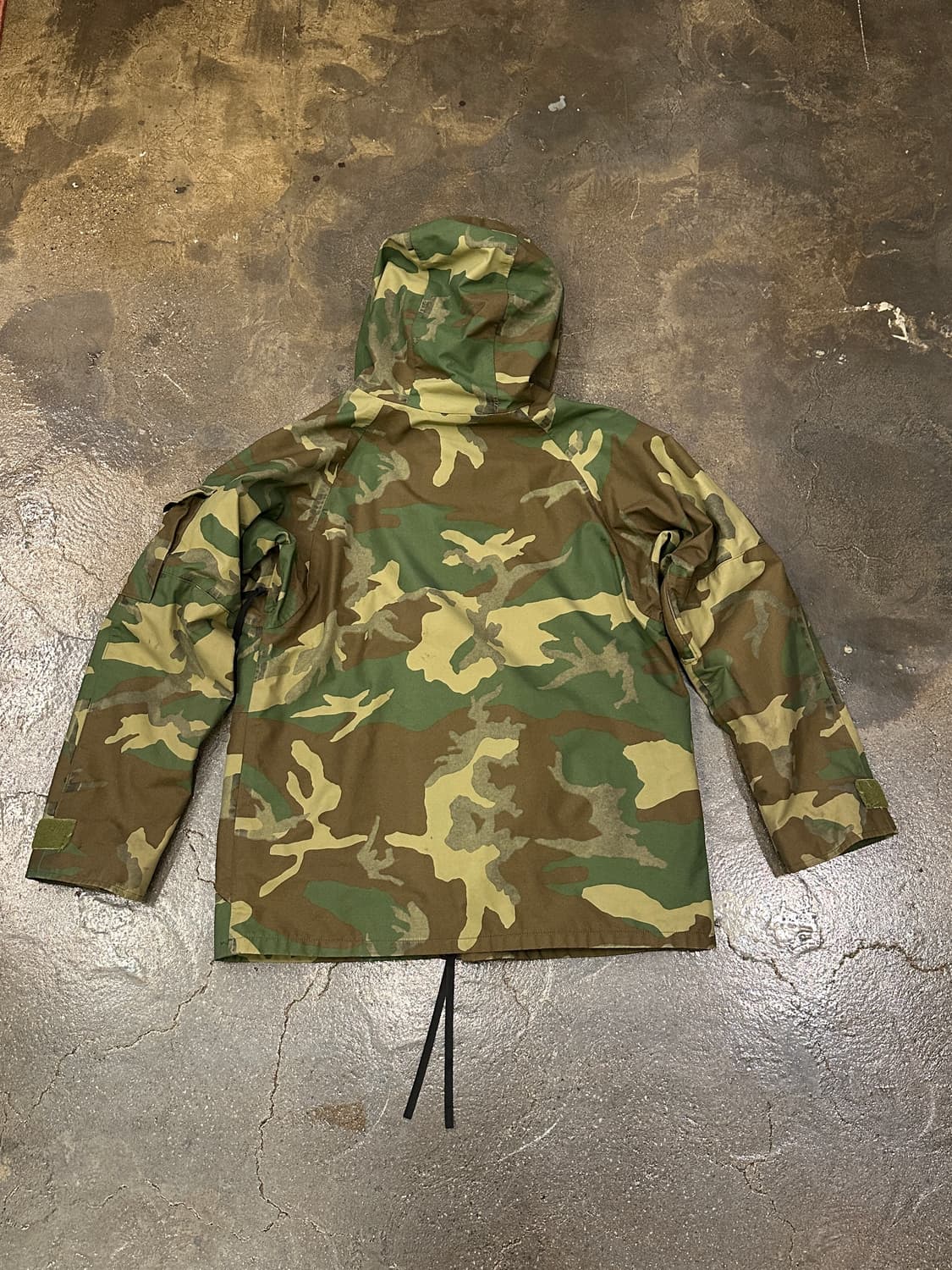 US ARMY 미군 오리지널 1세대 고어텍스 우드랜드 파카 M-R 상품이미지2