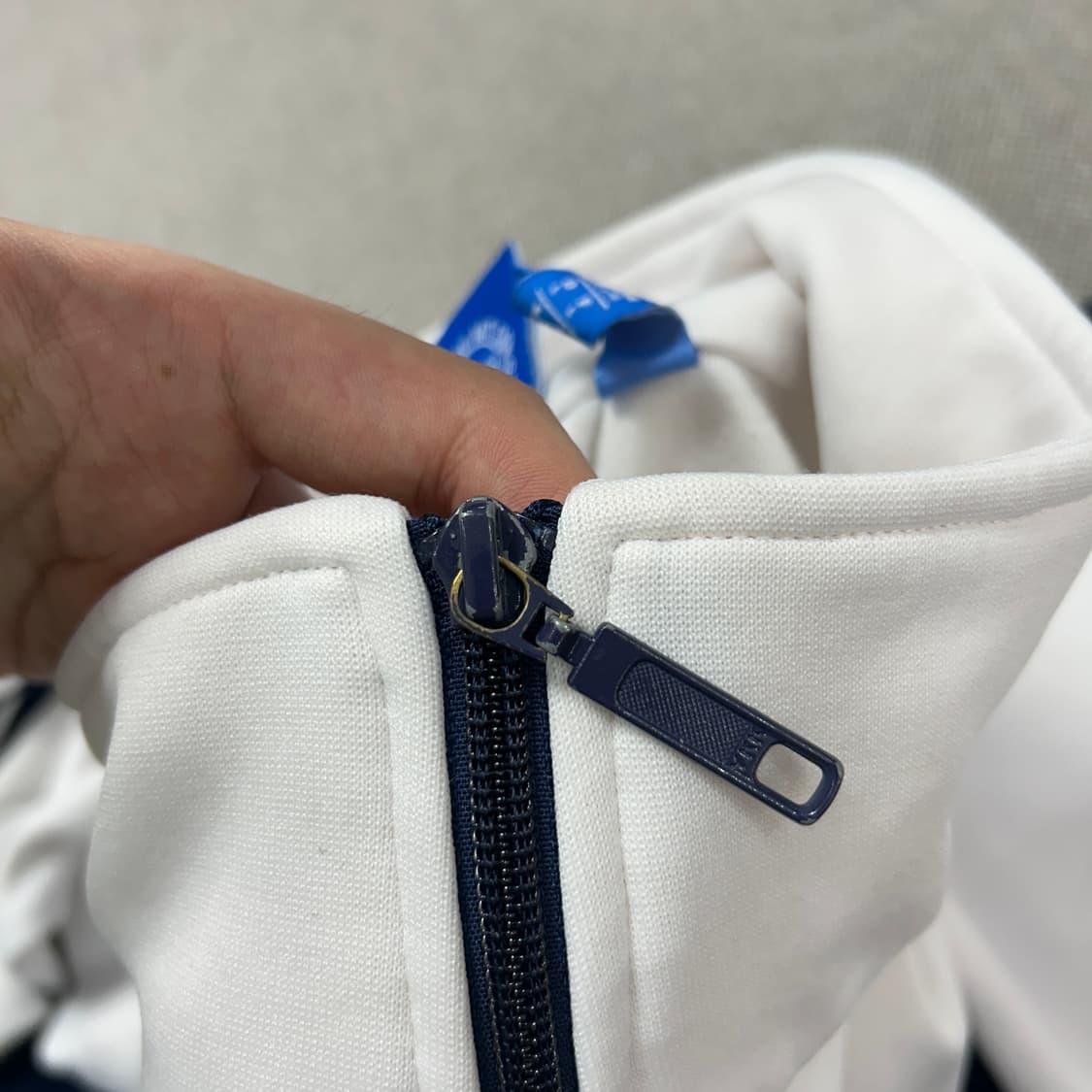 아디다스 화이트 네이비 파이어버드 져지(L) 상품이미지4