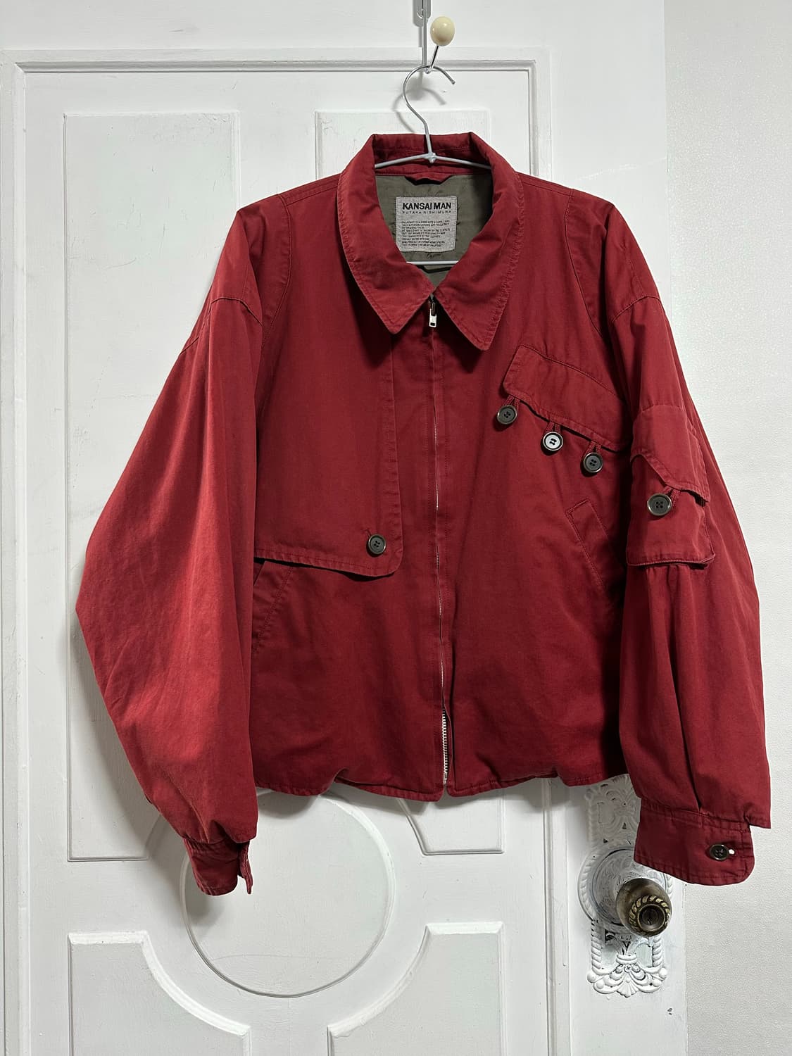 간사이 야마모토 아카이브 포켓 크롭 봄버 상품이미지1