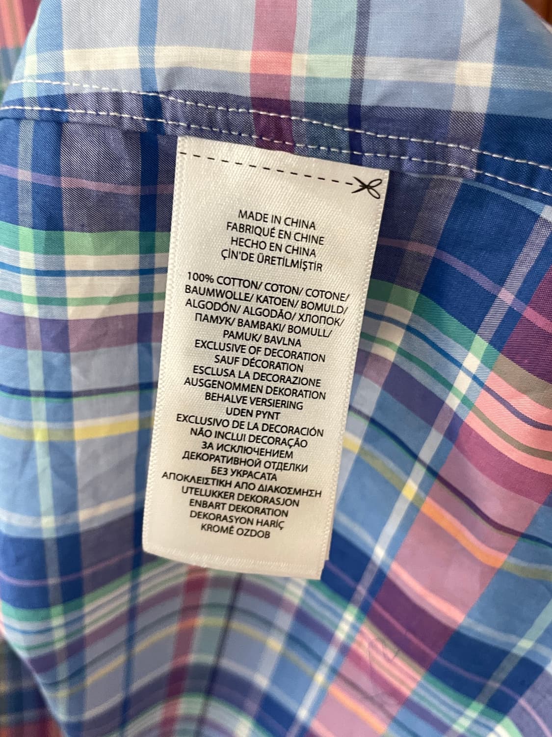 폴로 슬림핏 체크 셔츠 상품이미지8