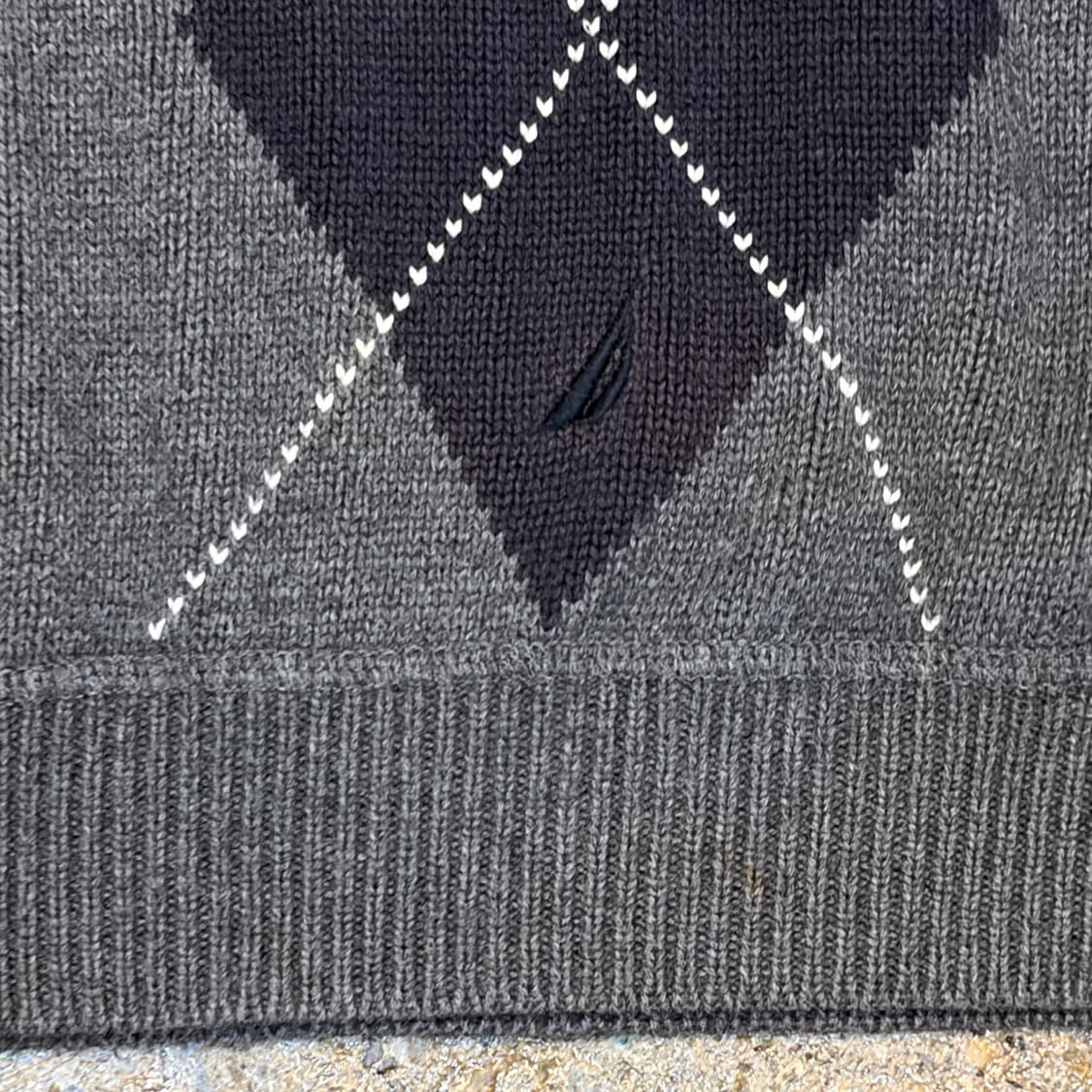 미국 빈티지 노티카 아가힐 코튼 니트 베스트 니트조끼 상품이미지4