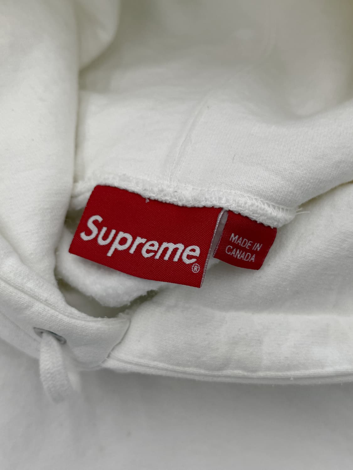 슈프림 루즈핏 23FW 서울 박스로고 화이트 스웻 후드 상품이미지5