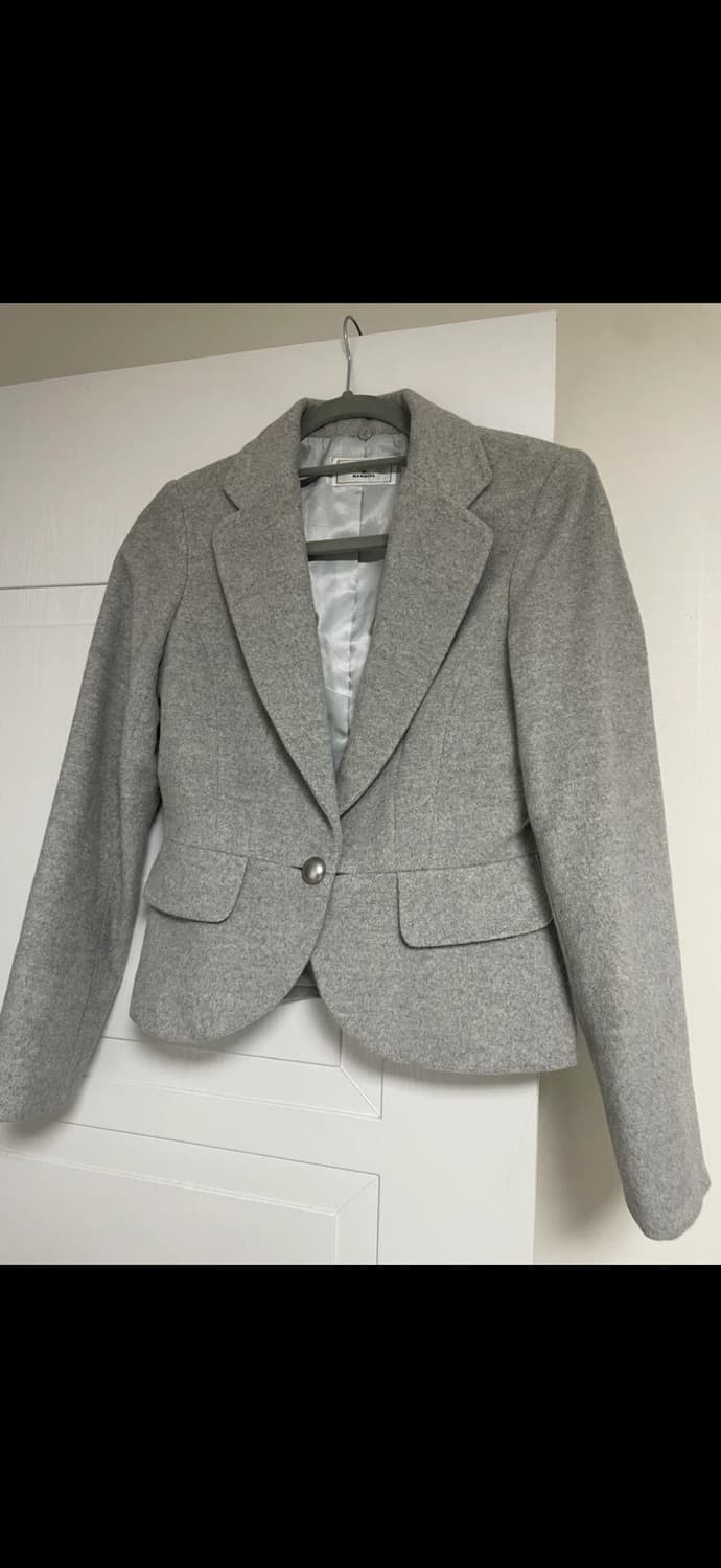 여성 앙고라양모혼방 슬림핏 자켓 상품이미지1