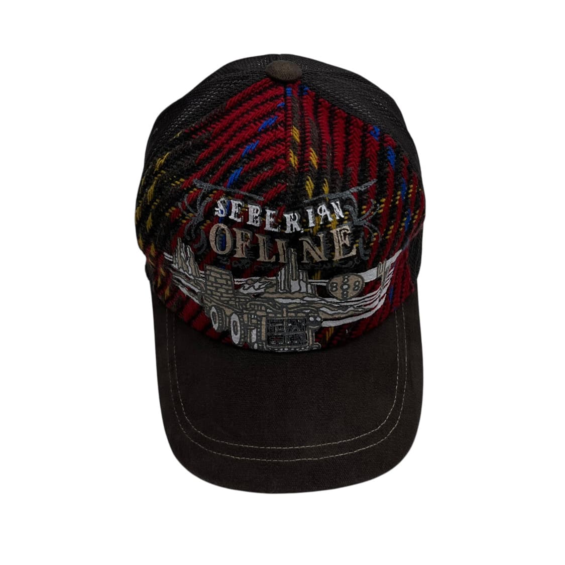 y2k 빈티지 브라운 볼캡 상품이미지4