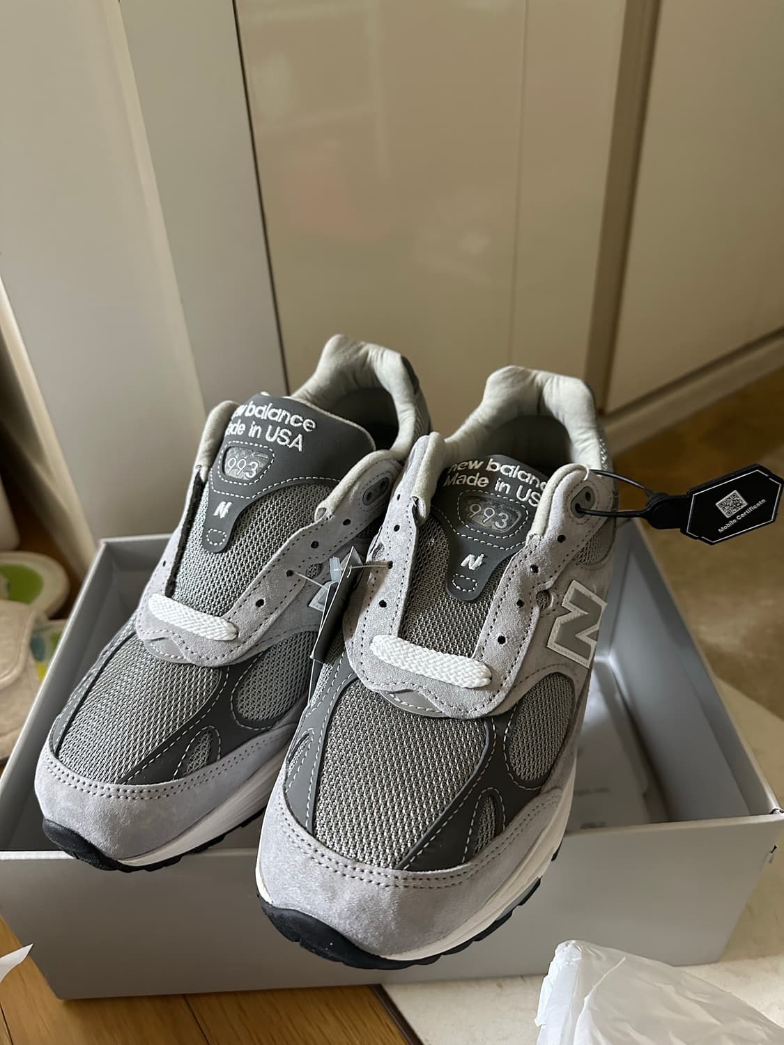 뉴발란스 993 그레이 새상품 260mm 상품이미지1