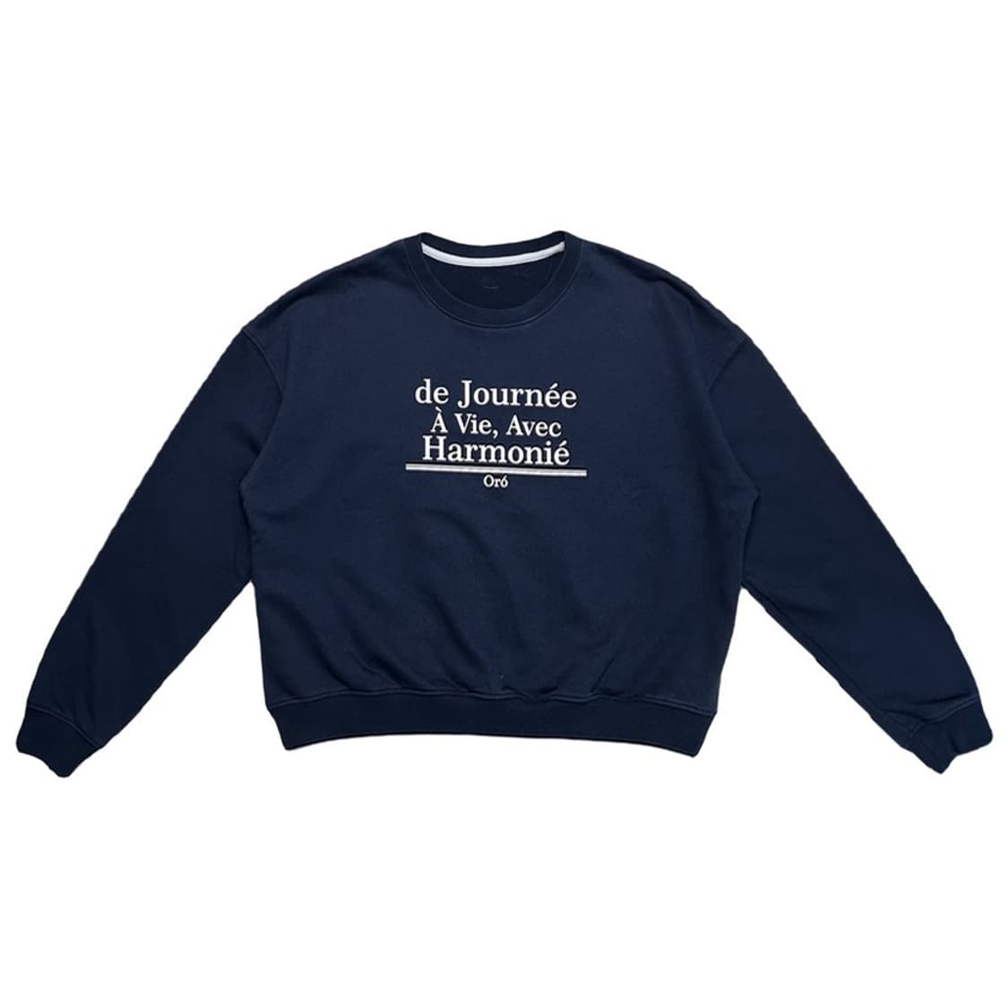 마리떼프랑소와저버 레터링 로고 스웻셔츠 네이비 S 상품이미지1