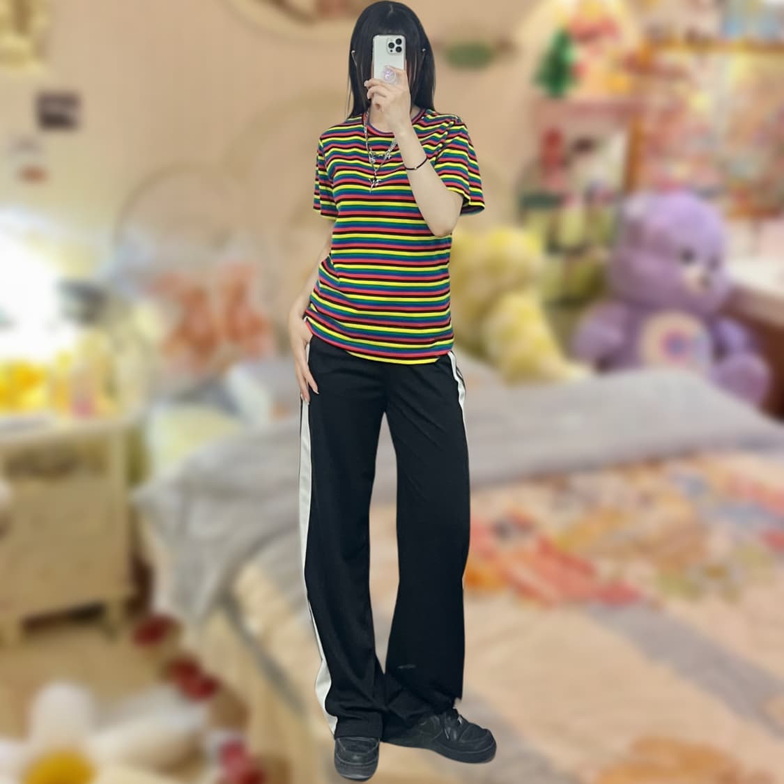 JW 앤더슨 스트라이프 반팔티 상품이미지1