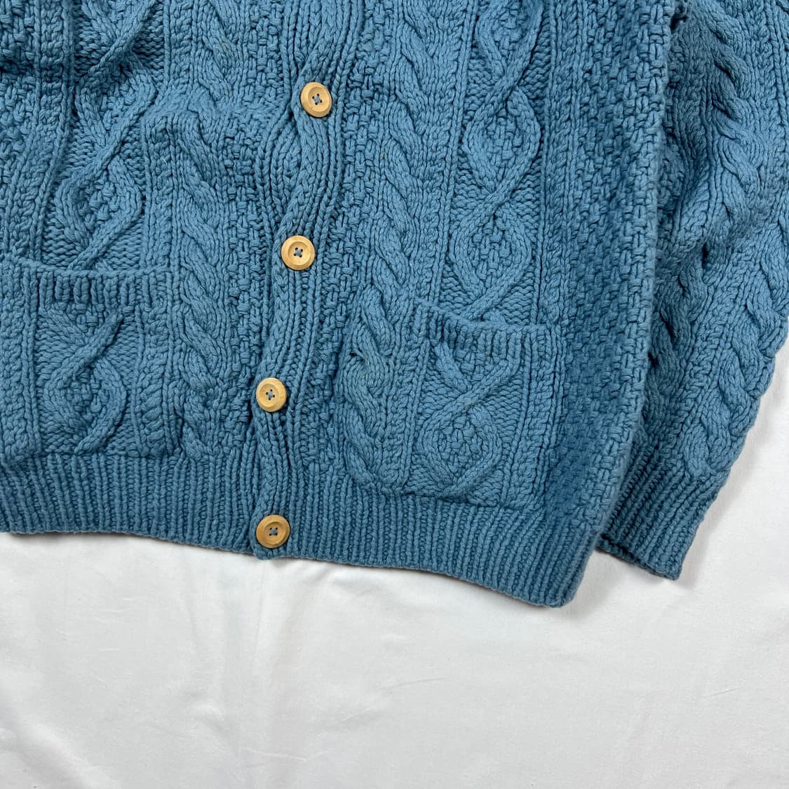 90’s 유니클로 uniqlo 헤비 울 니트 가디건 상품이미지3