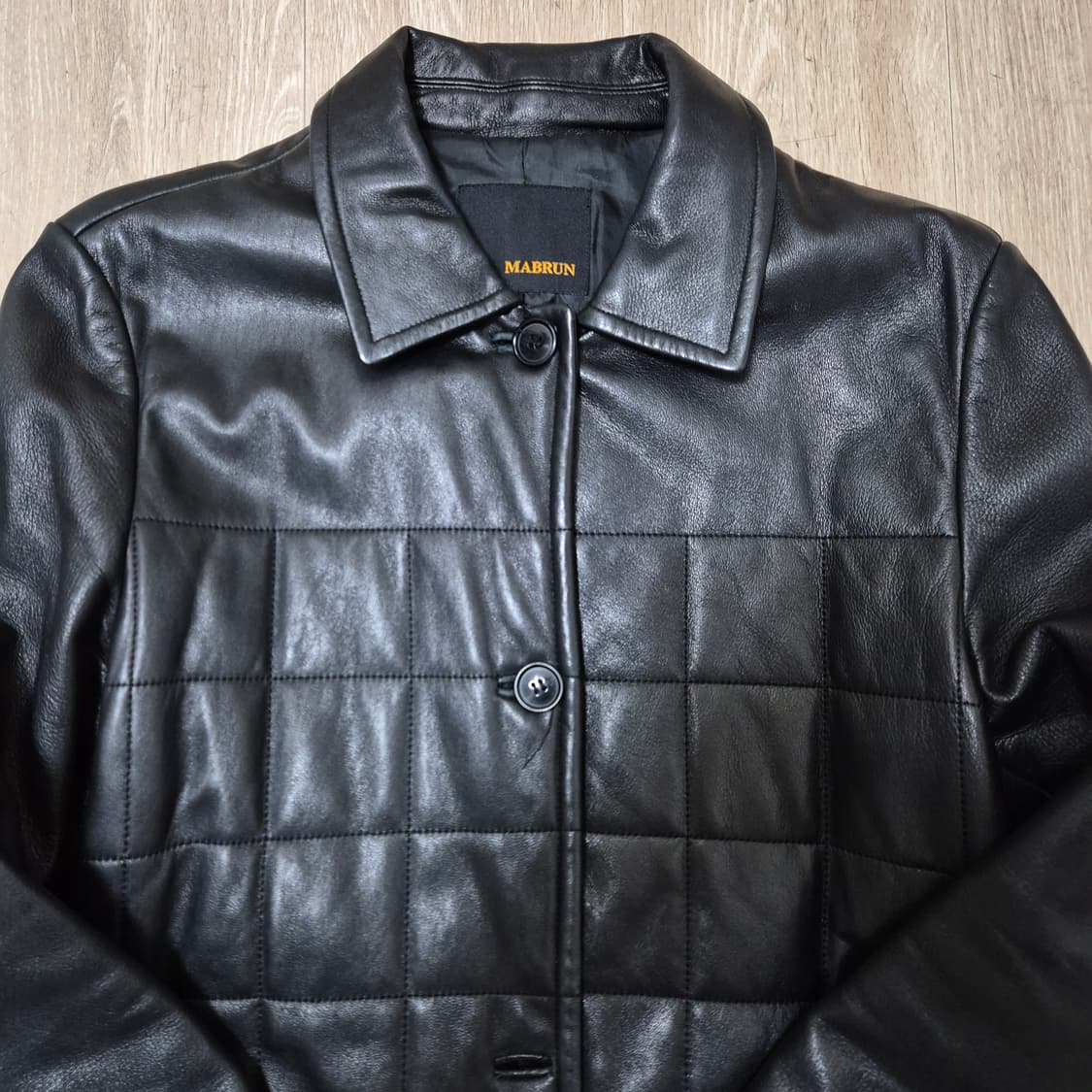 Mabrun 마브런 여성 퀄팅 양가죽 자켓 (77) 상품이미지2