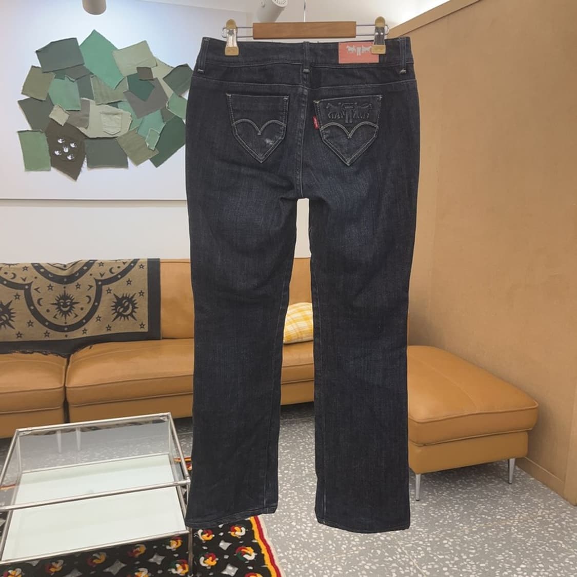 리바이스 레이디스타일 스판 데미지 워싱 데님팬츠 64 C07314 상품이미지4