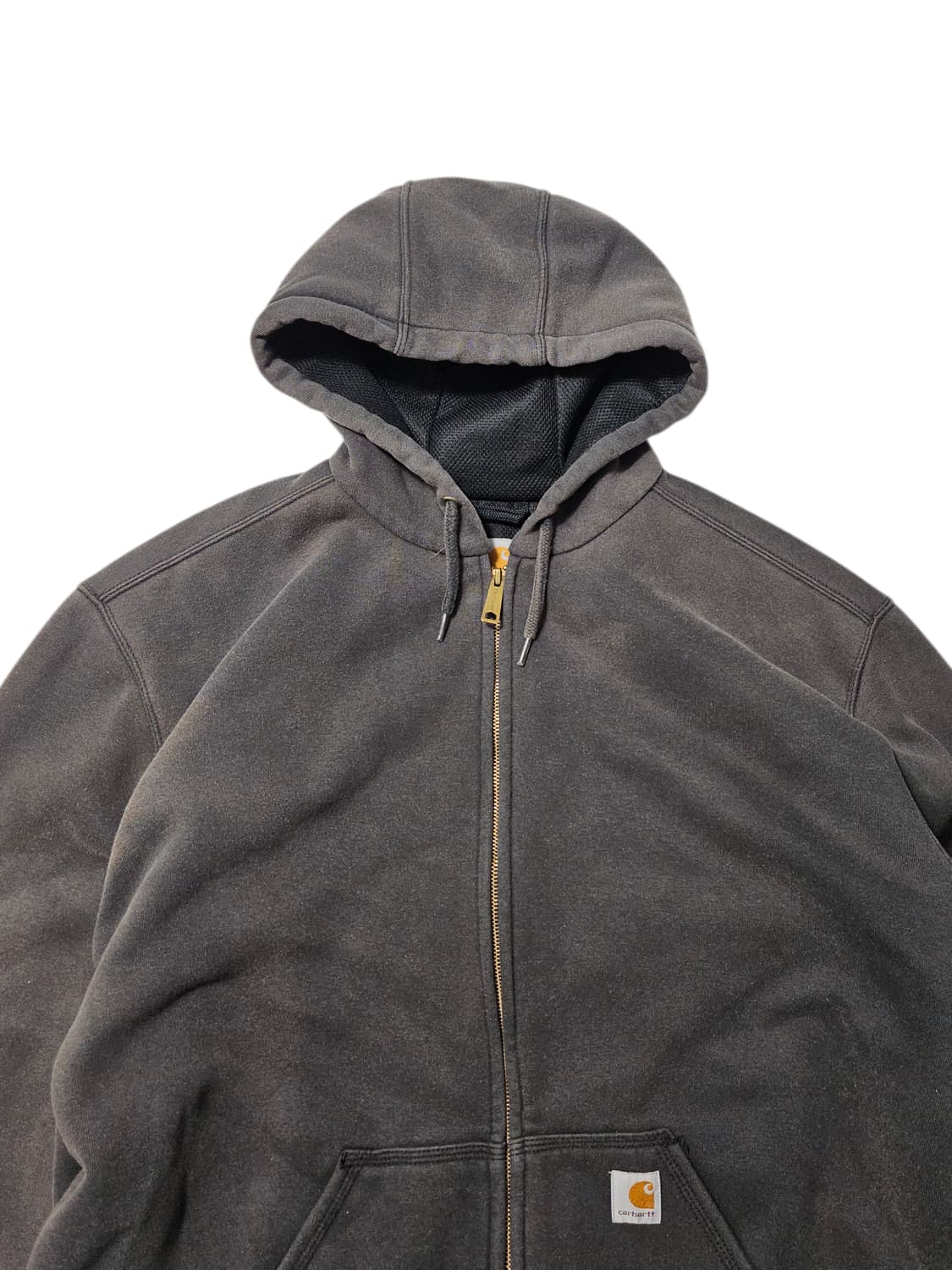 칼하트 썬페이딩 하드페이딩 써멀 와플 후드집업 XL 상품이미지2