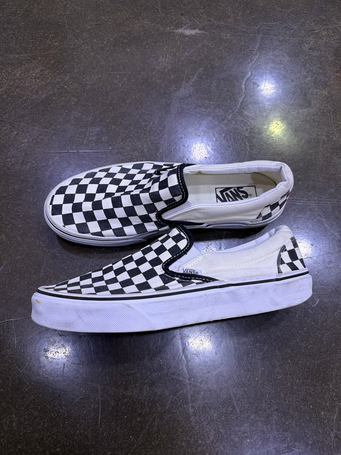반스 체커보드 슬립온 스니커즈 260 상품이미지6