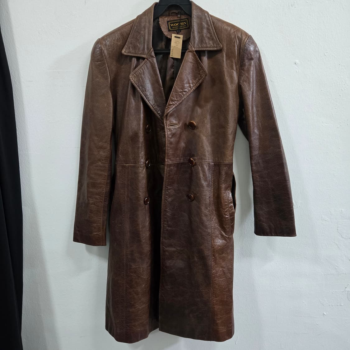 가죽 코트 브라운 66사이즈 상품이미지9