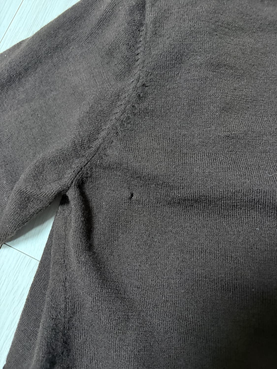 일본 빈티지 모리걸st 플라워 자수 니트 가디건 상품이미지4