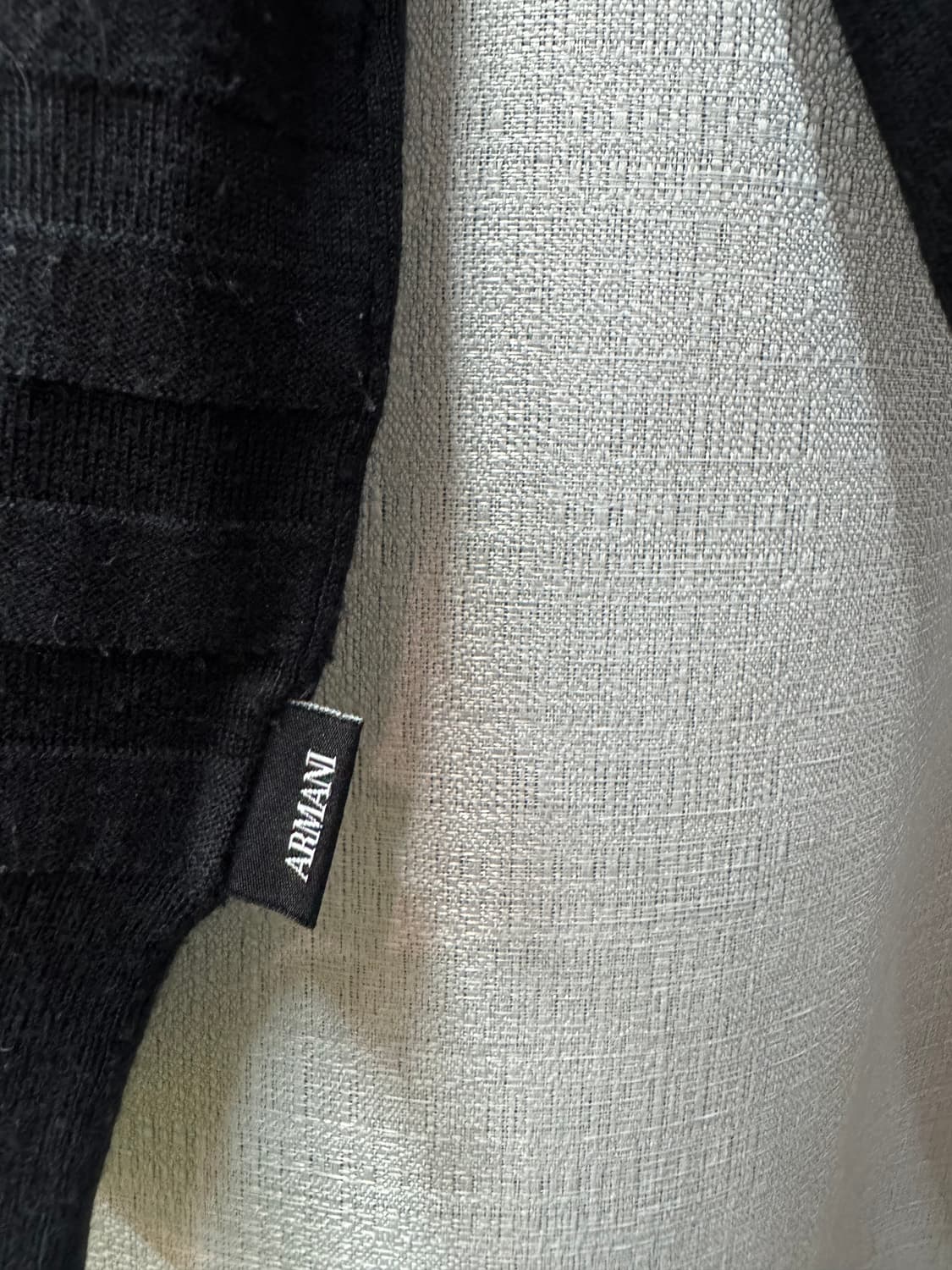 아르마니 꼴레지오니 프리미엄 골지 패턴 니트 L(L~XL) 상품이미지3